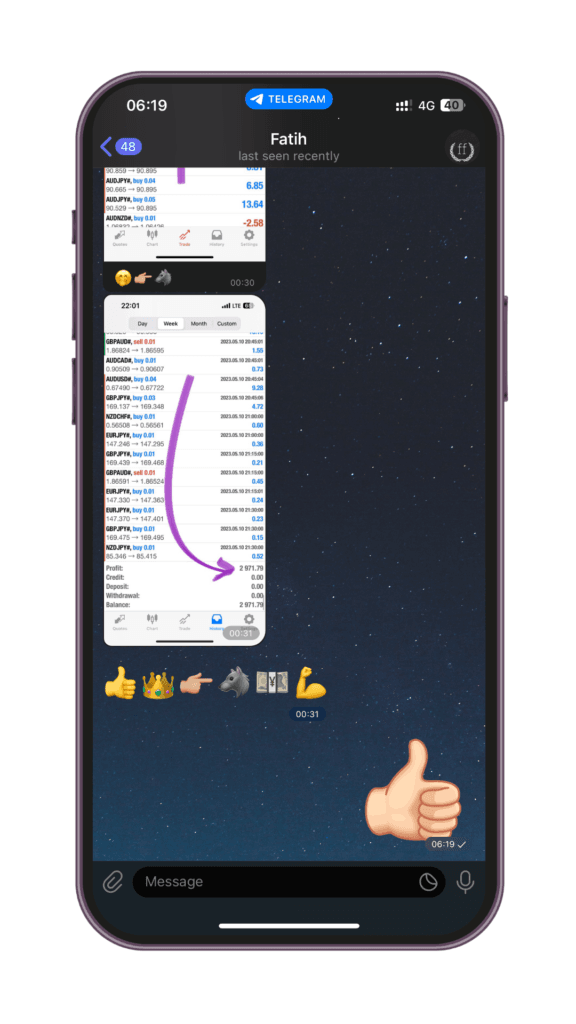 Forex Miner EA client feedback 6
